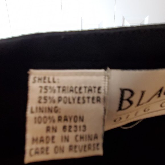 Oleg Cassini Black Strapless Cocktail Dress Size 12 NWT - Picture 8 of 14